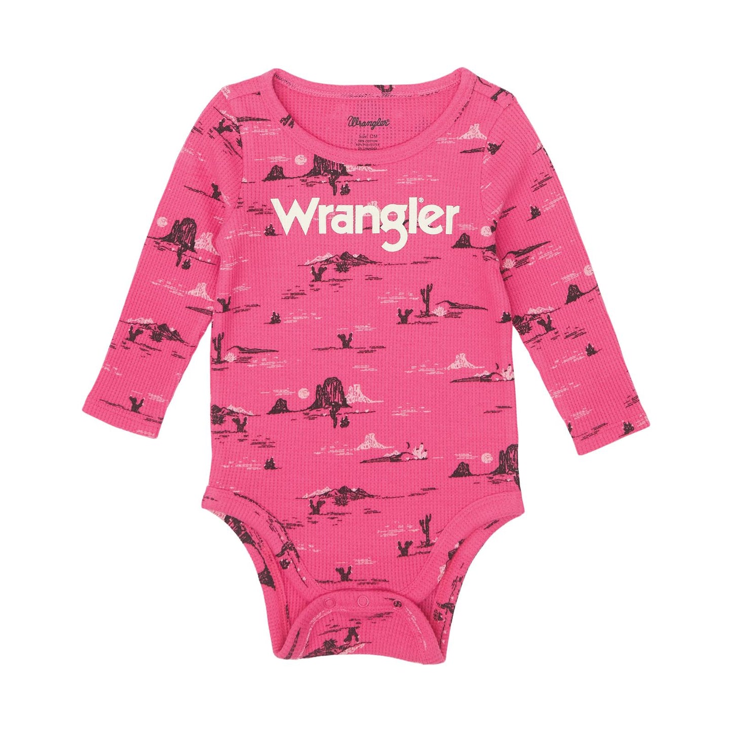 WRANGLER BABY GIRL PINK BODYSUIT