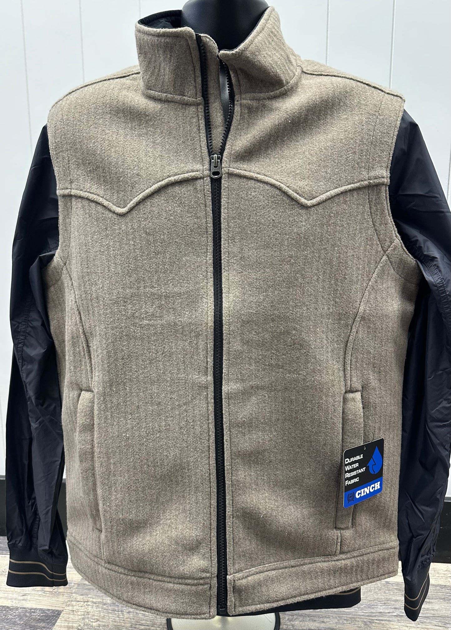 CINCH MEN'S POLY-WOOL VEST