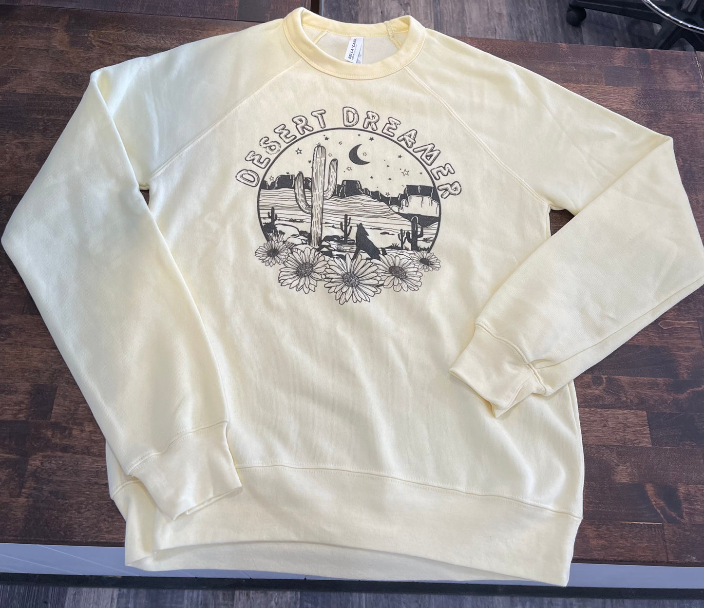 WESTERN PRINTED CREW NECK