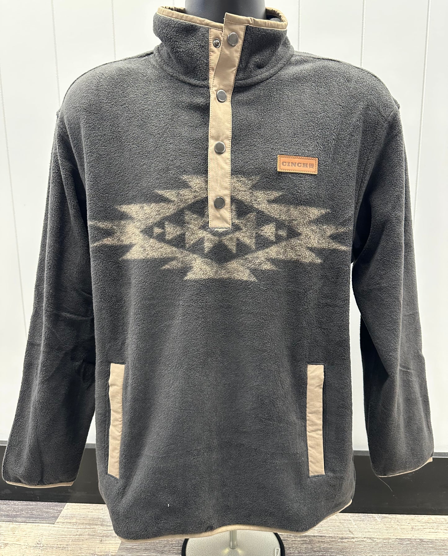 CINCH MENS AZTEC SWEATER PULLOVER