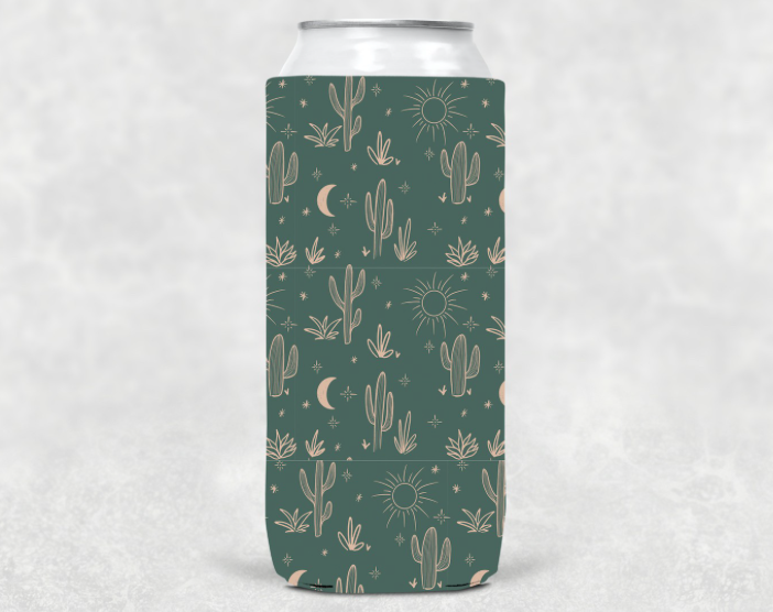 GREEN 8oz. CACTUS KOOZIE
