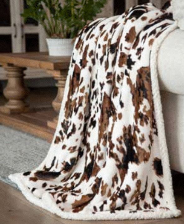 SHERPA THROW BLANKETS 54X68