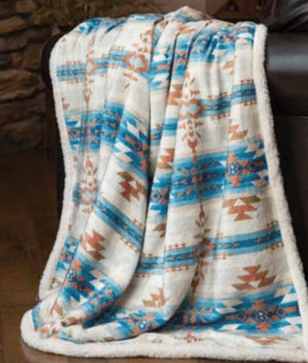 SHERPA THROW BLANKETS 54X68