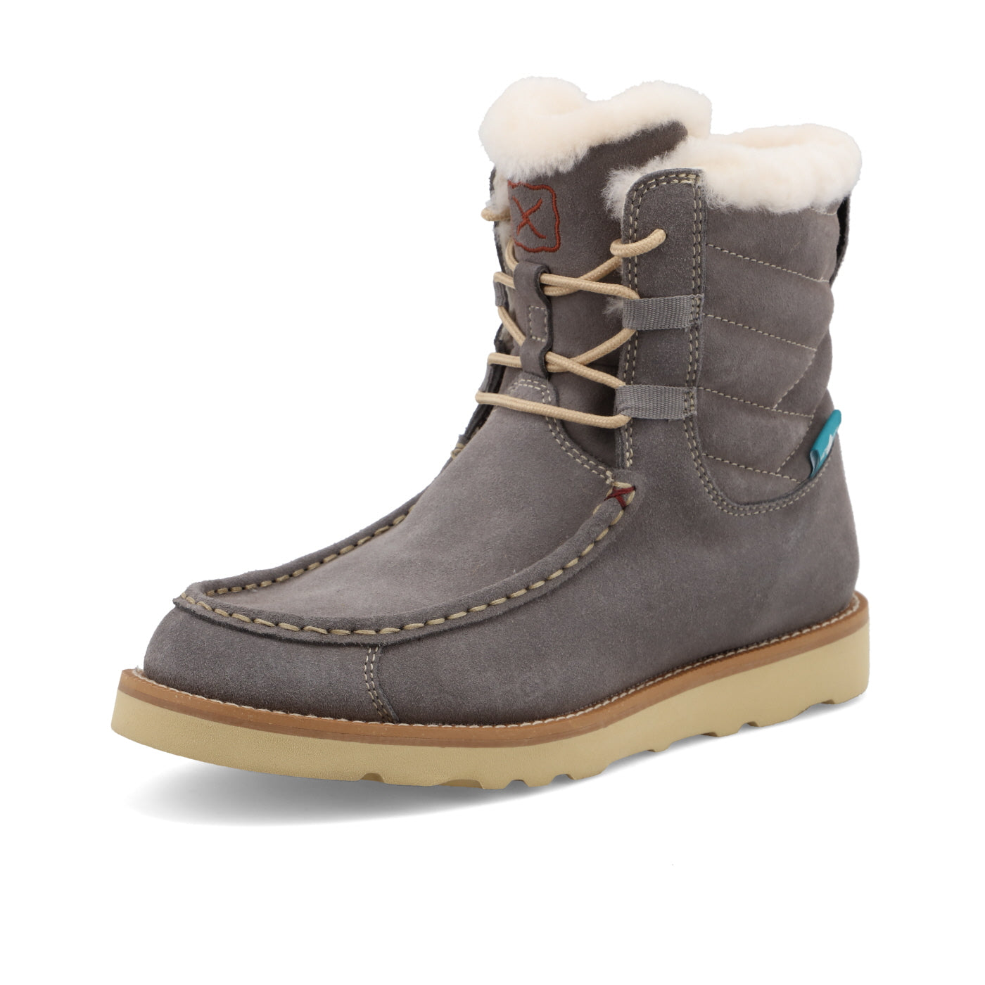 WOMENS TWISTED X 6" GREY WEDGE SOLE BOOT