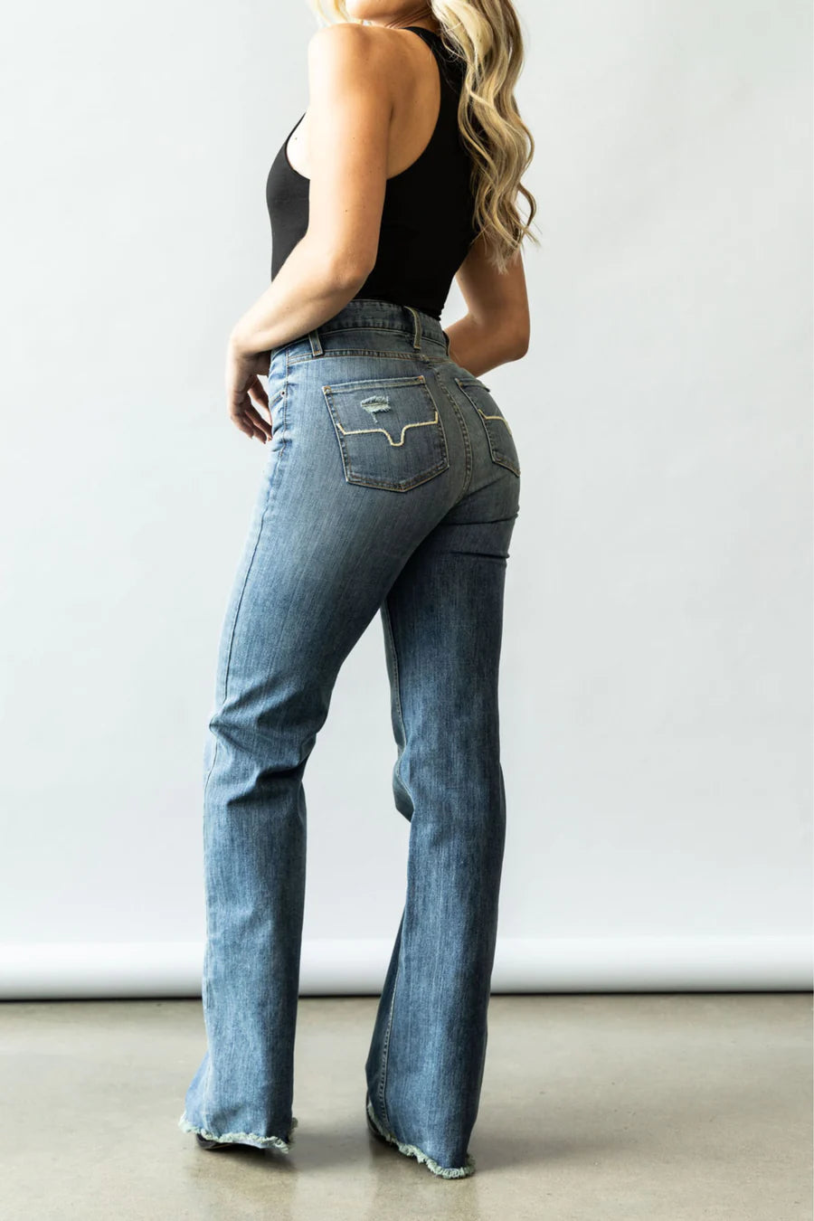 KIMES RANCH OLIVIA STRAIGHT LEG RAW HEM
