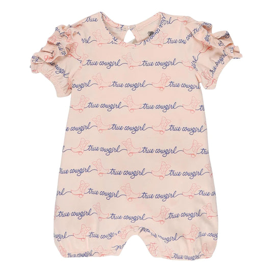WRANGLER BABY PINK ROMPER