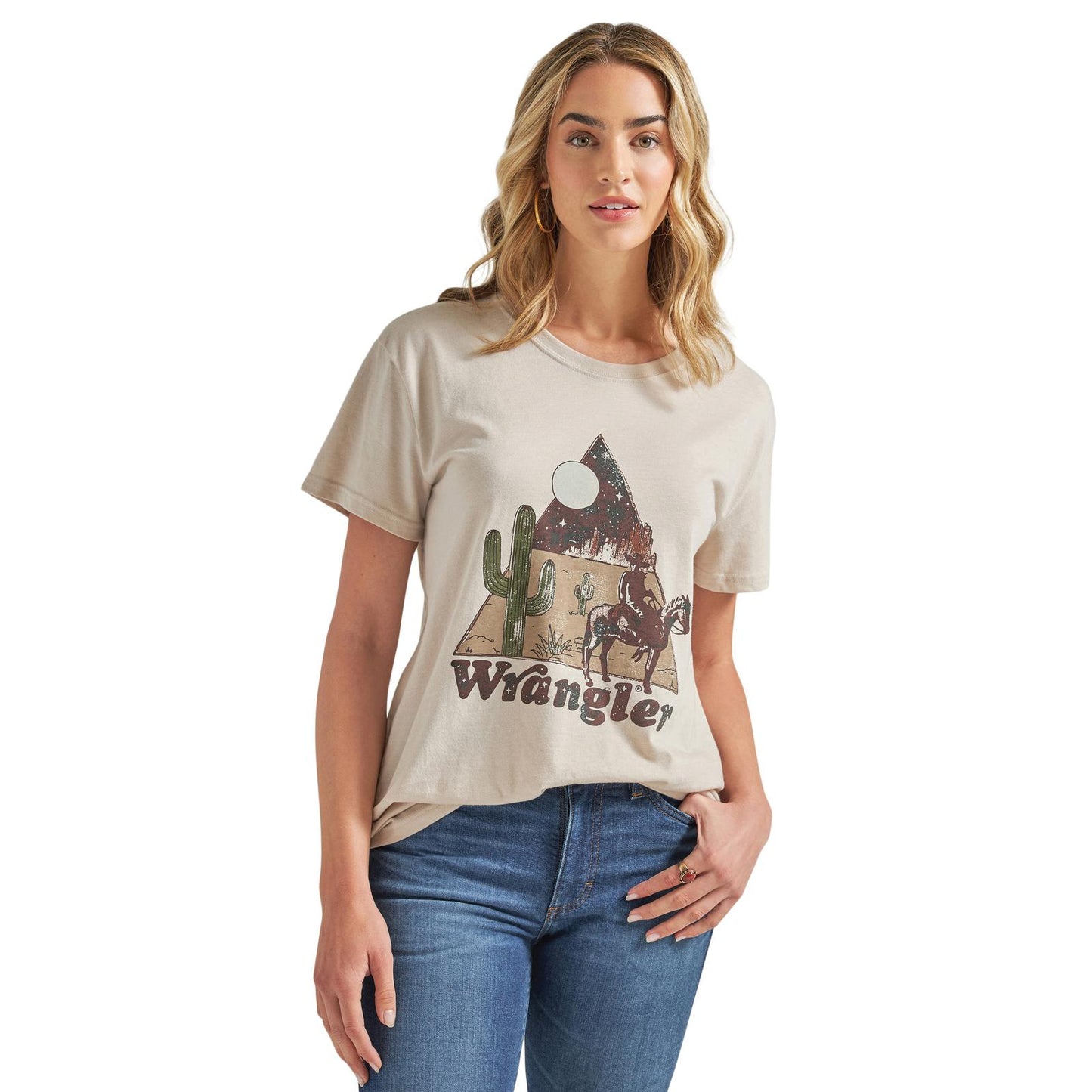 WRANGLER WOMENS SILVER LINING GRAPHIC TEE