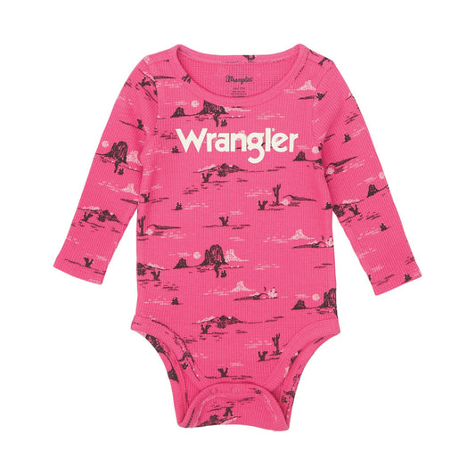 WRANGLER BABY GIRL PINK BODYSUIT