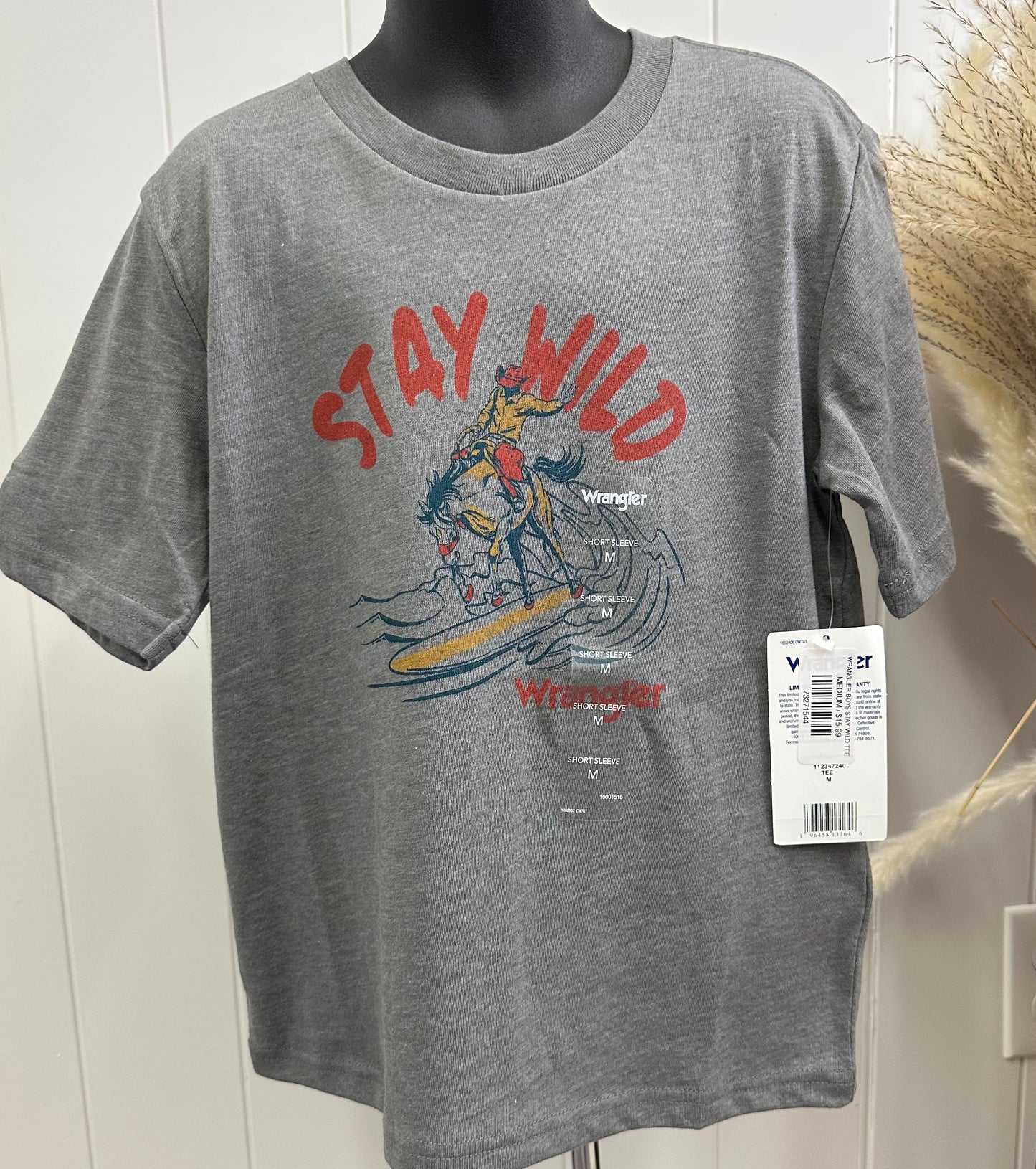 WRANGLER BOYS STAY WILD TEE