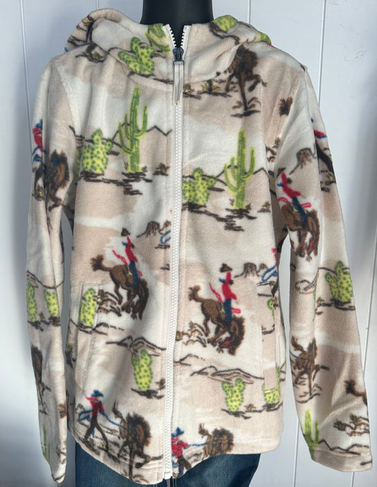 CRUEL GIRLS WESTERN SCENE FLEECE JACKET