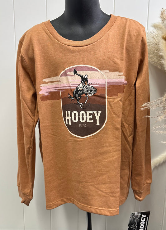 HOOEY YOUTH CHEYENNE SIENNA LONG SLEEVE