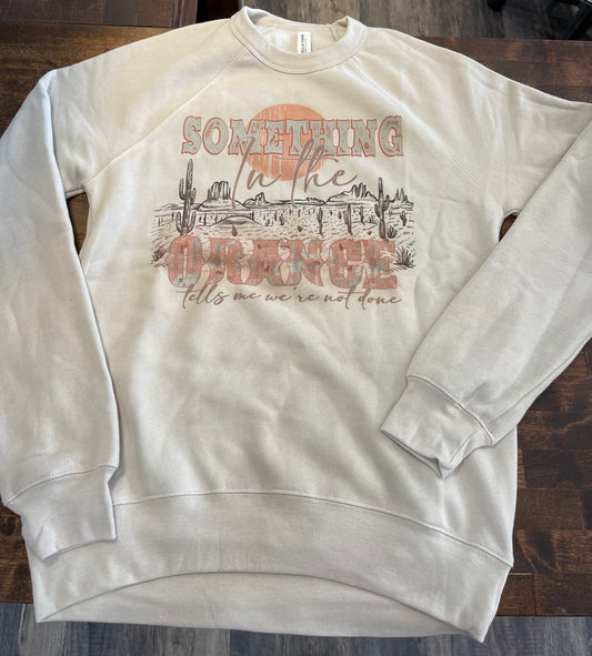 WESTERN PRINTED CREW NECK