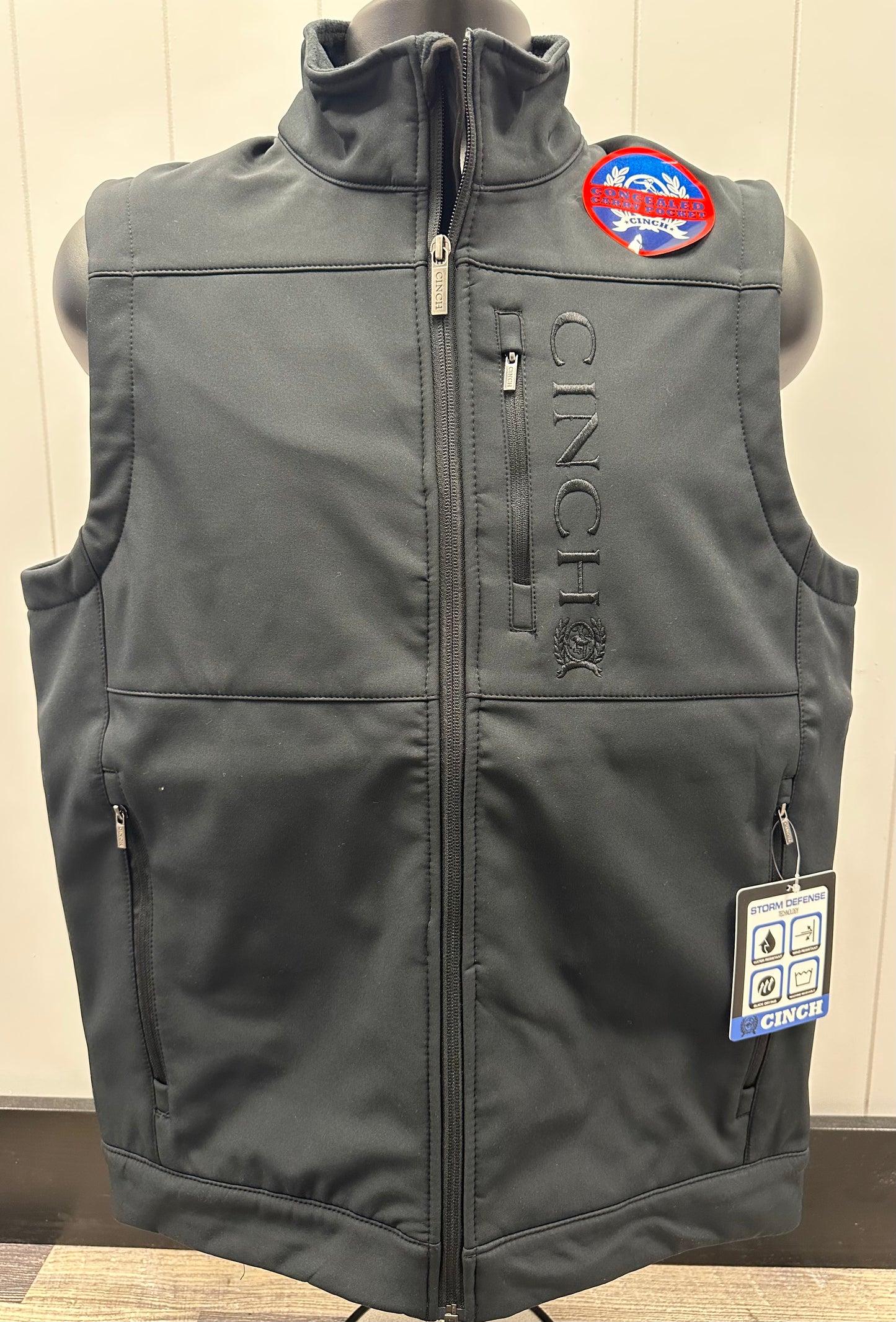 CINCH MENS CONCEAL CARRY VEST