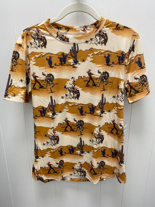 Womens Caramel Wild West Tee