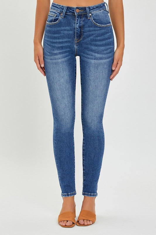 RISEN HIGH RISE ANKLE SKINNY JEANS RDP5607