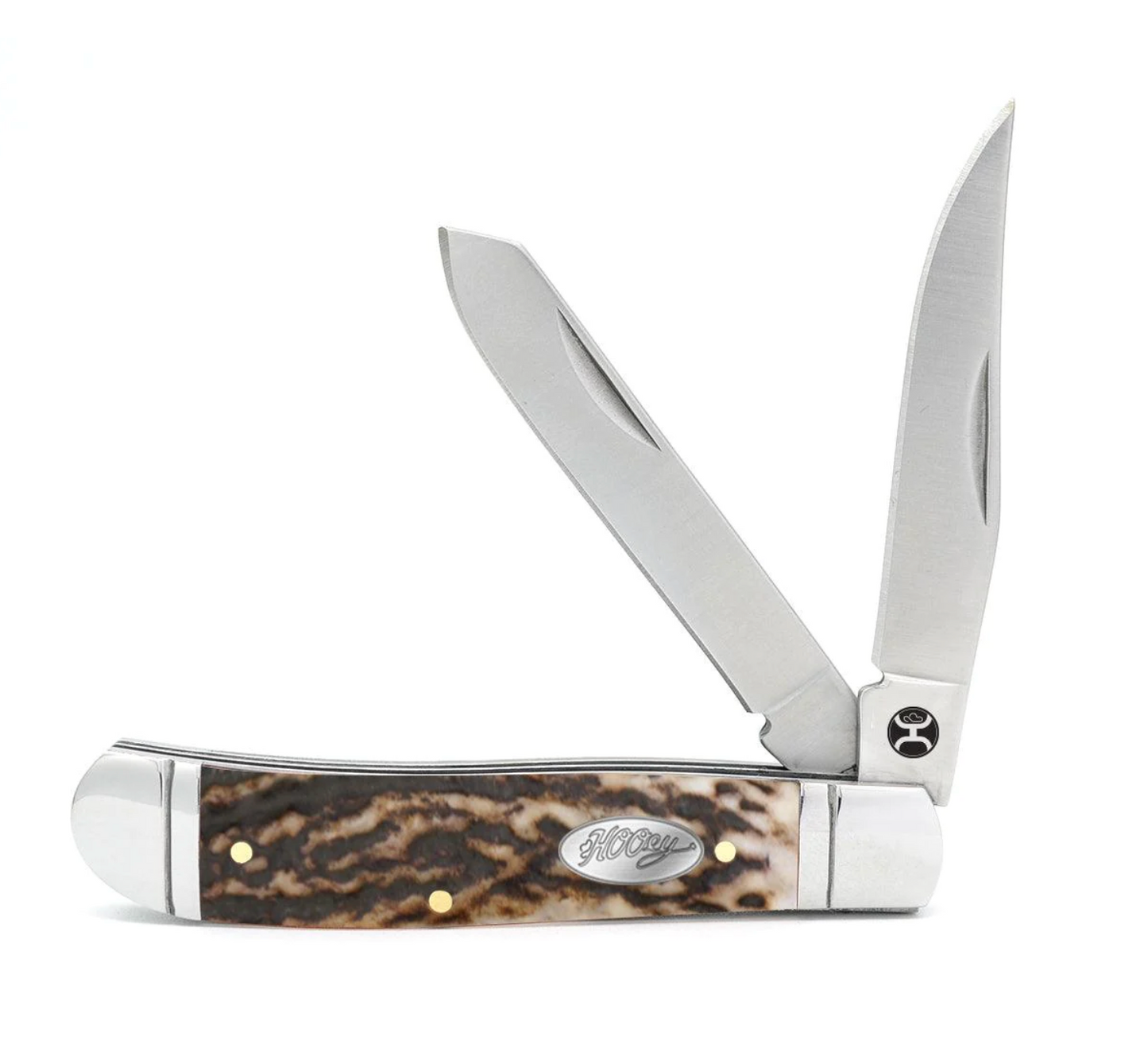 HOOEY HK129-01 STAG TRAPPER KNIFE