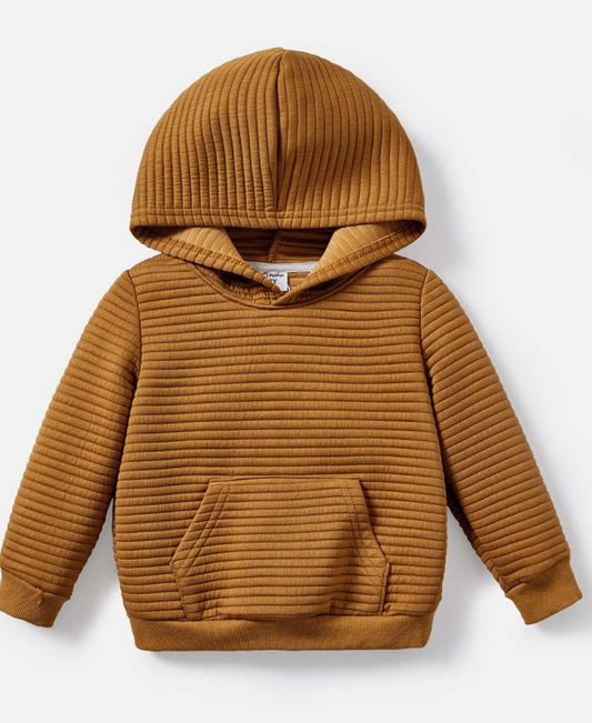 BOYS TEXTURED PUFF HOODIE