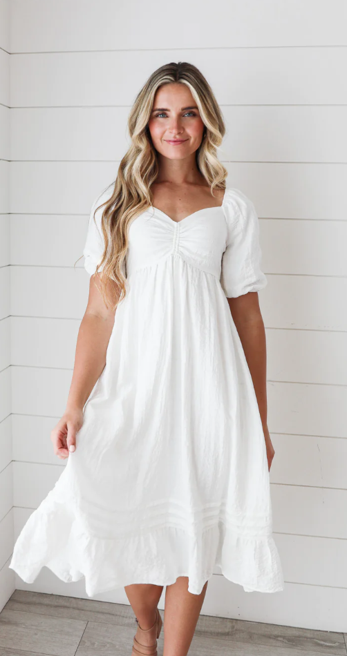 BRONTE IVORY DRESS