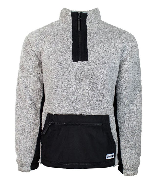 HOOEY MENS FLEECE GREY PULLOVER