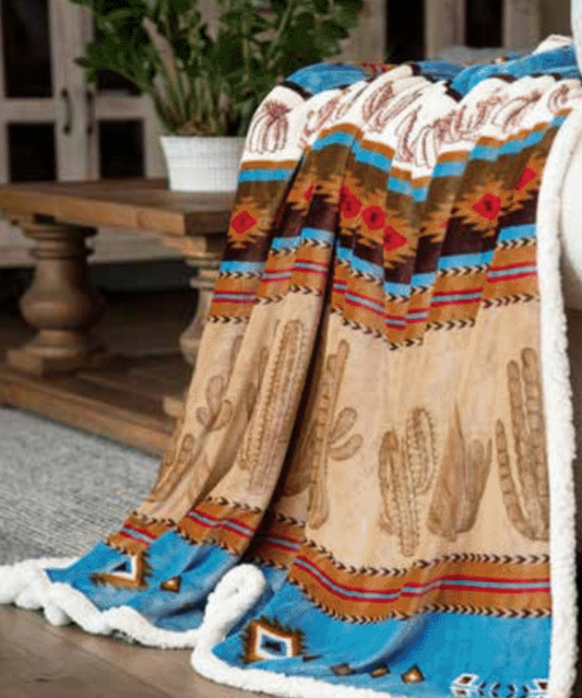 SHERPA THROW BLANKETS 54X68